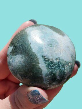 Ocean Jasper Palm Stone (OJ128)